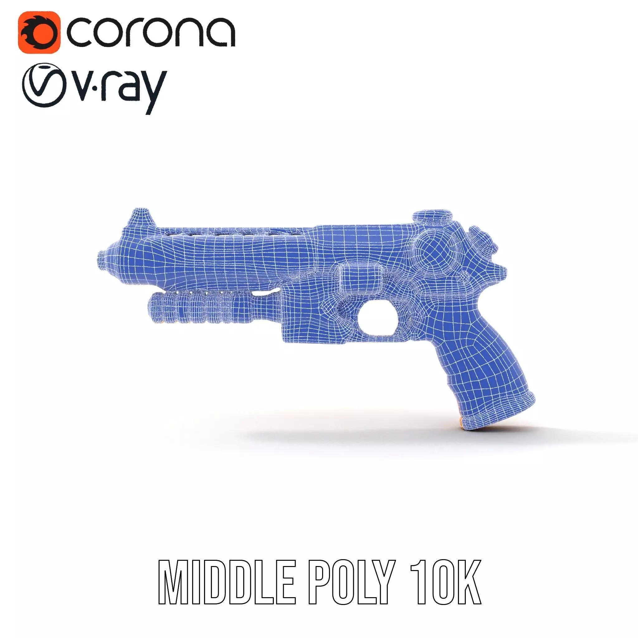 Vibrant Toy Blaster model pack Low-poly 3D model_27