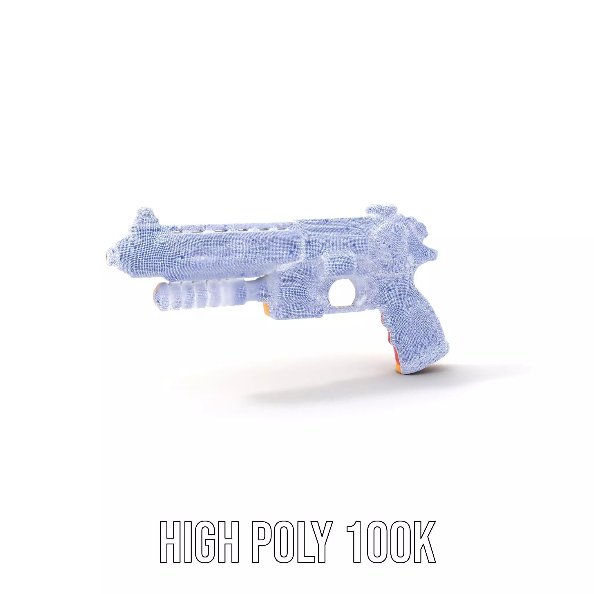 Vibrant Toy Blaster model pack Low-poly 3D model_4