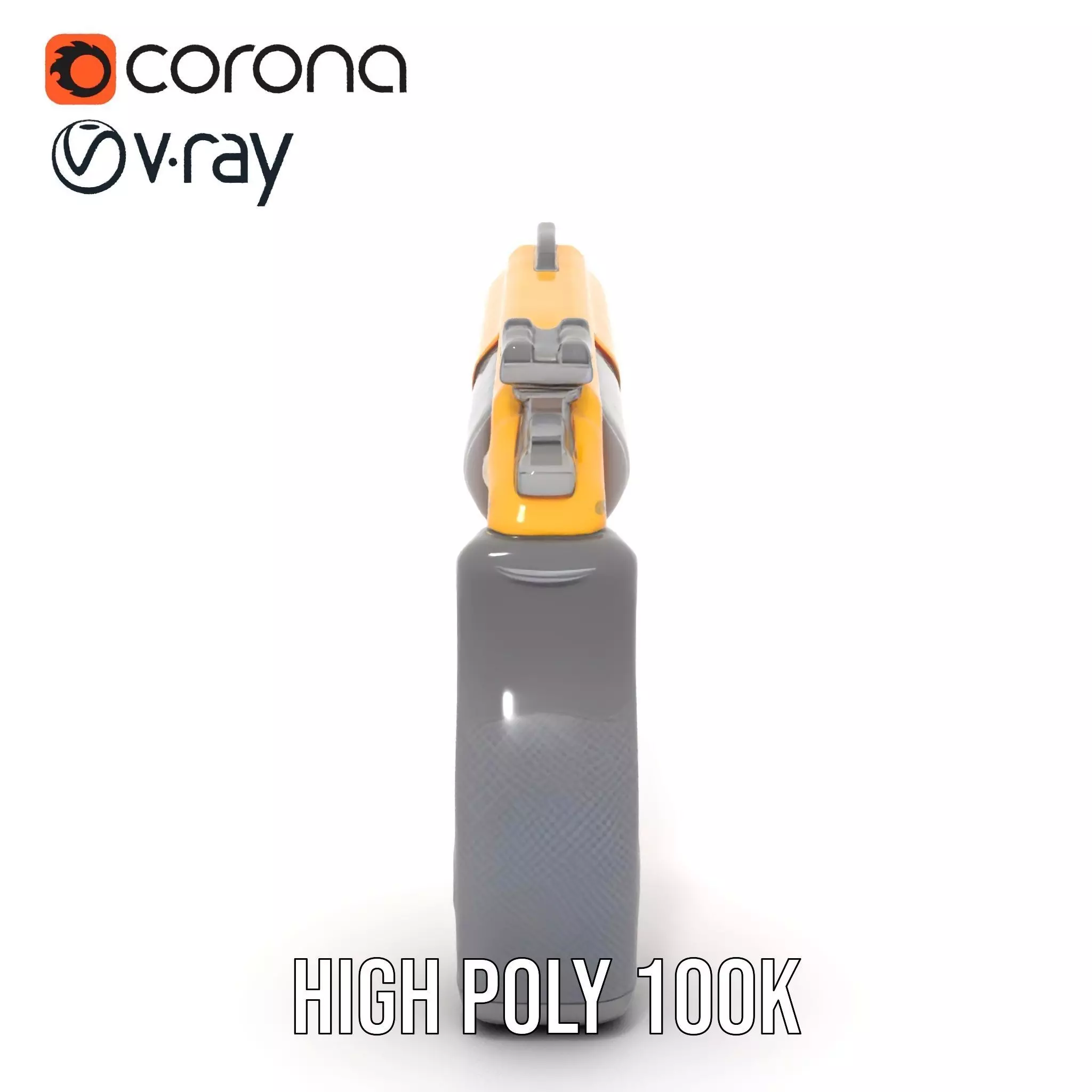 Vibrant Revolver model pack Low-poly 3D model_18