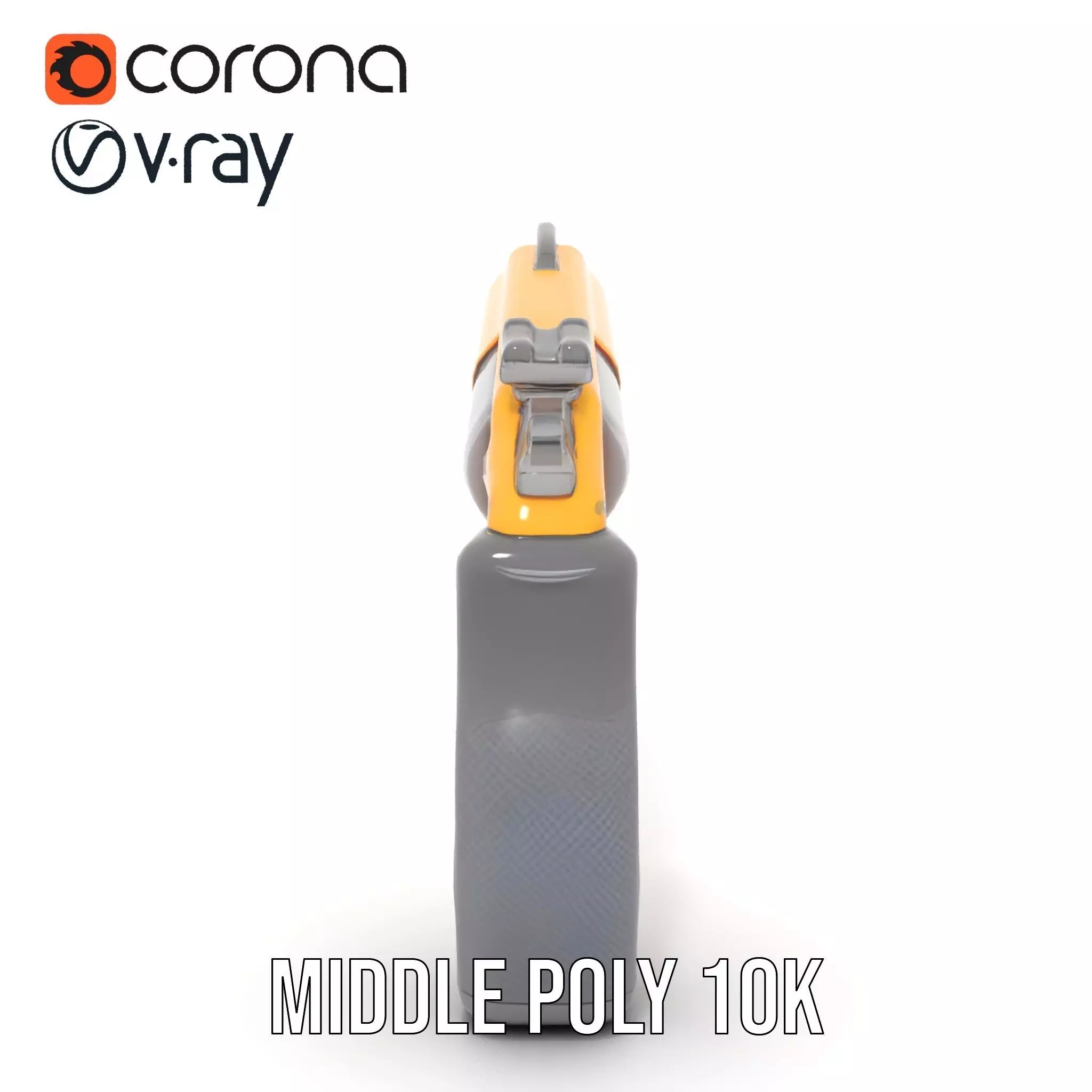 Vibrant Revolver model pack Low-poly 3D model_16