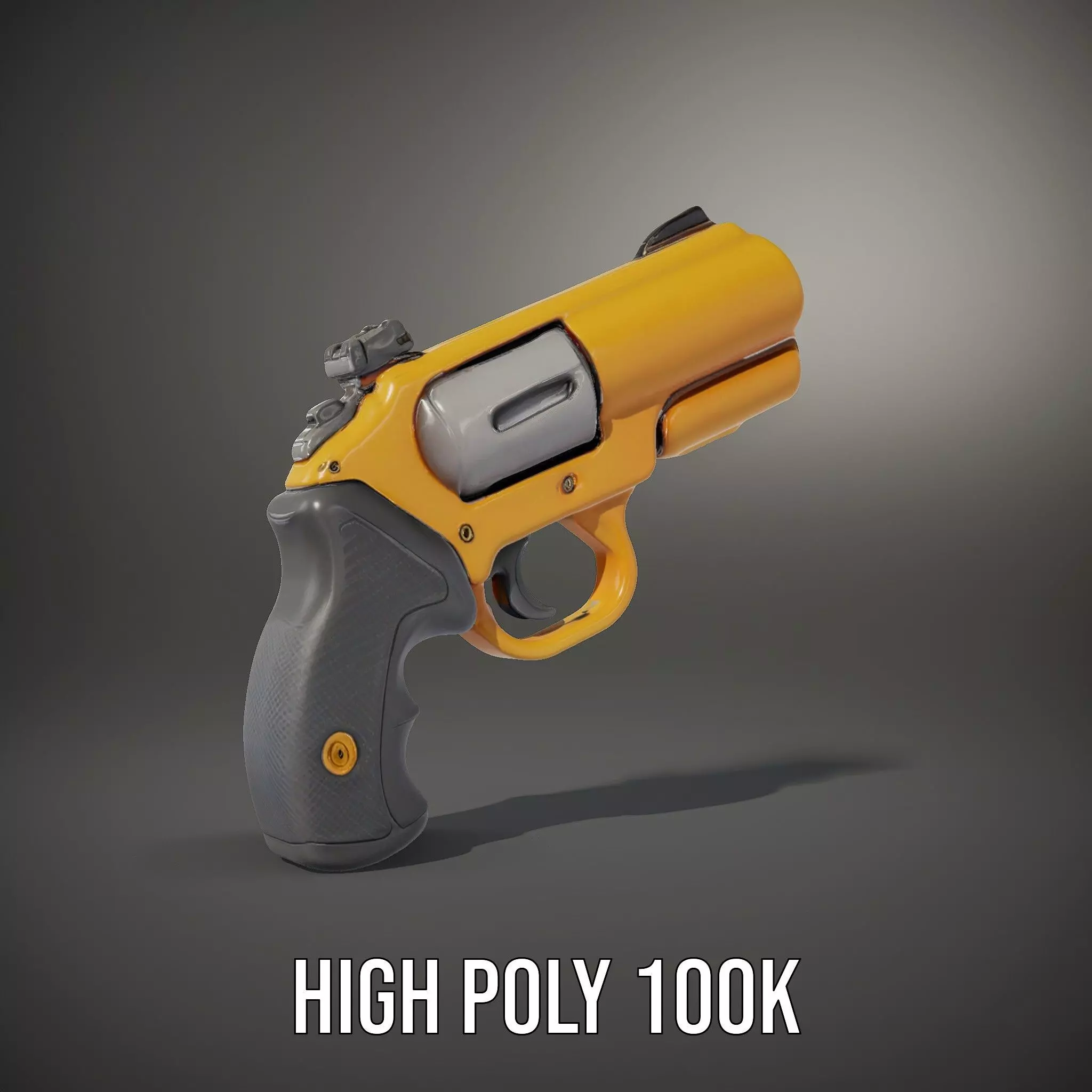 Vibrant Revolver model pack Low-poly 3D model_8