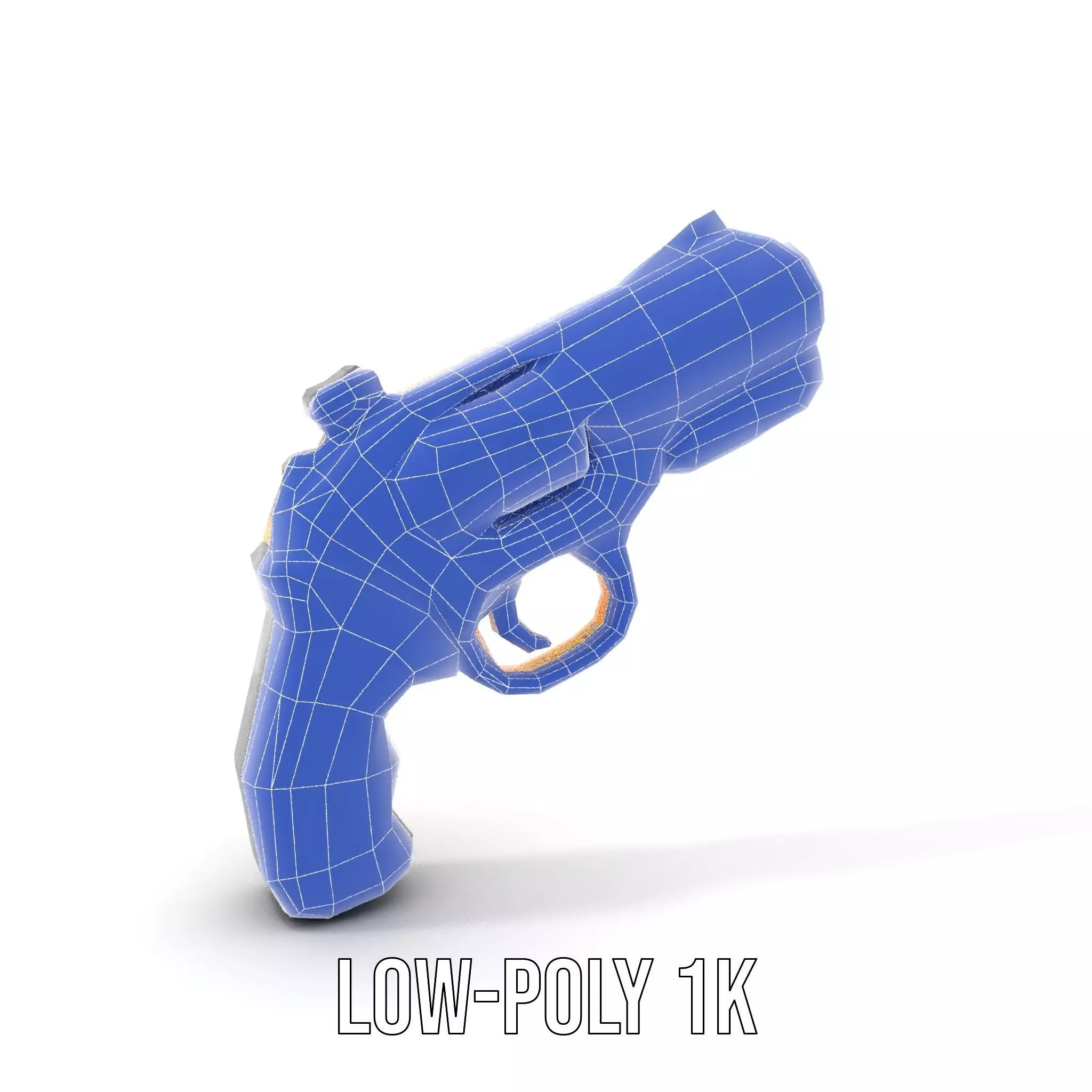 Vibrant Revolver model pack Low-poly 3D model_20