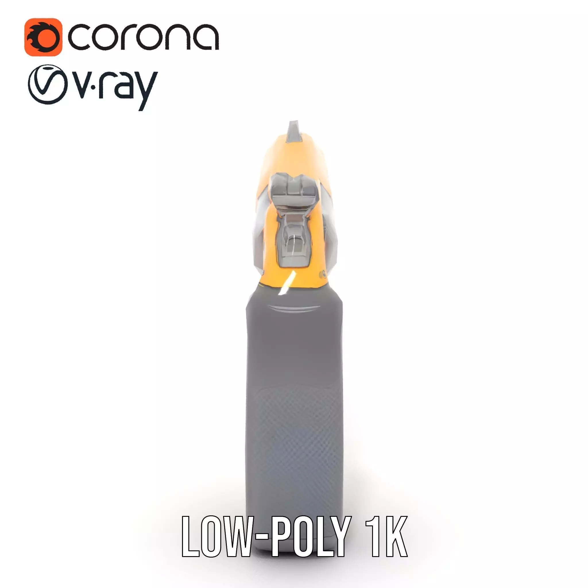 Vibrant Revolver model pack Low-poly 3D model_9