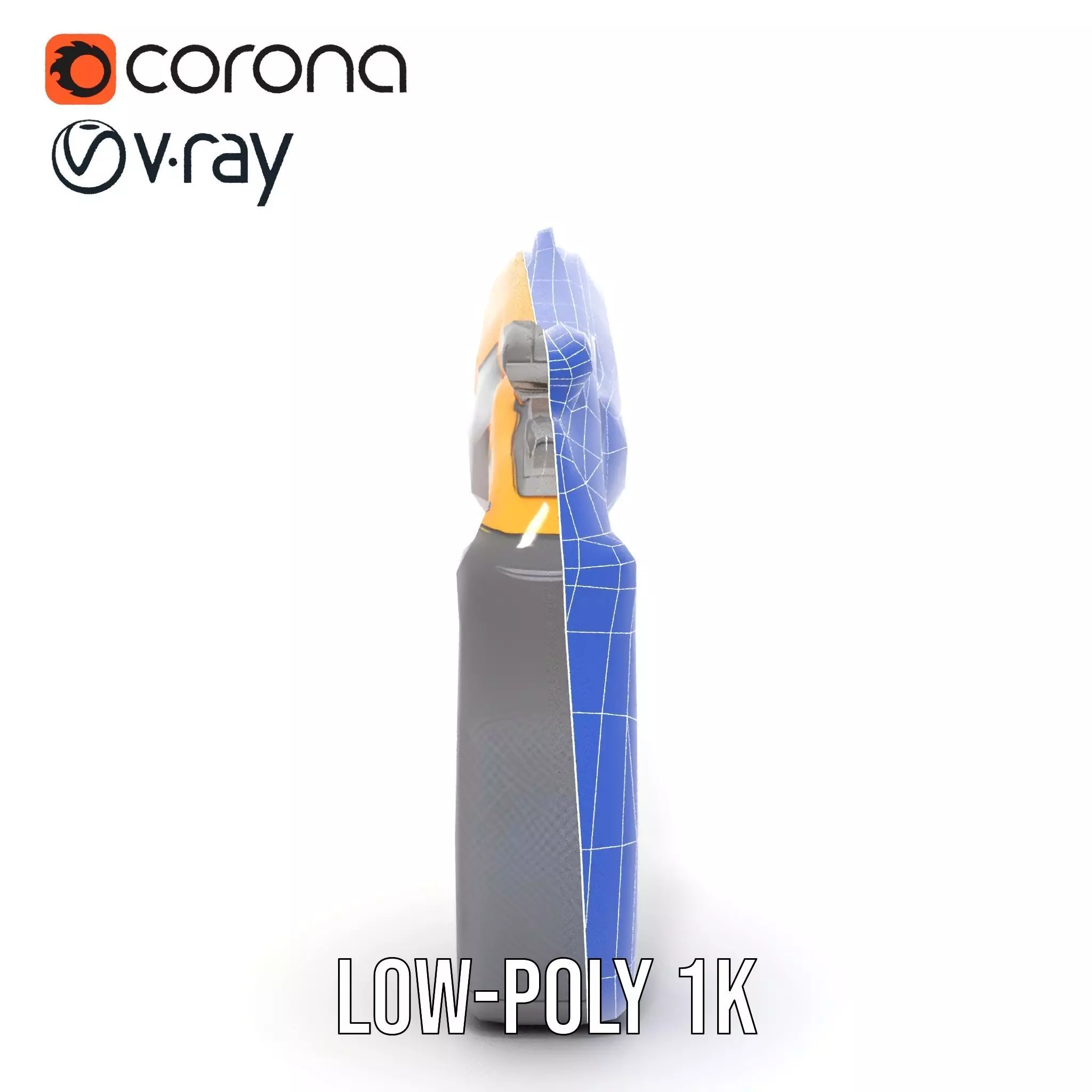 Vibrant Revolver model pack Low-poly 3D model_30