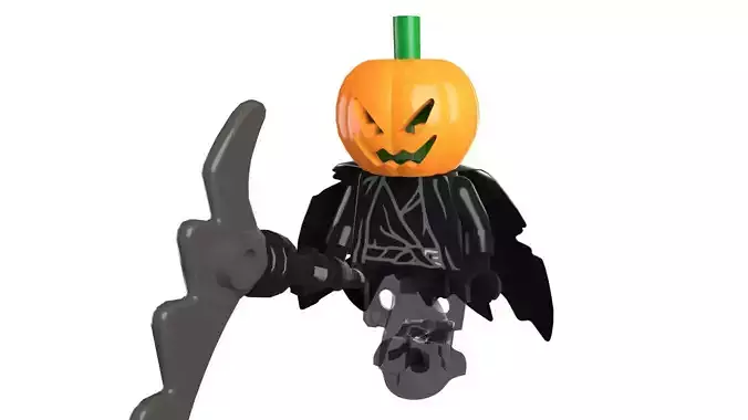 3D print minifigure - Jack O Reaper - V2