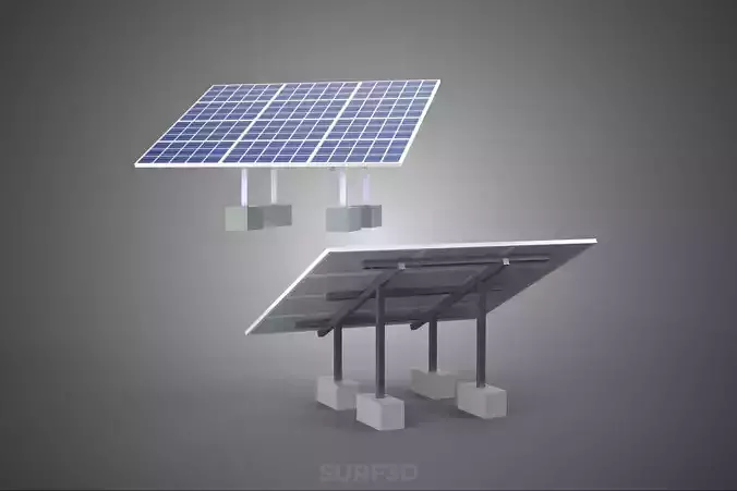 STAND SUPPORT STRUCTURE FRAME ARRAY SOLAR PANEL SUN PHOTOVOLTAIC