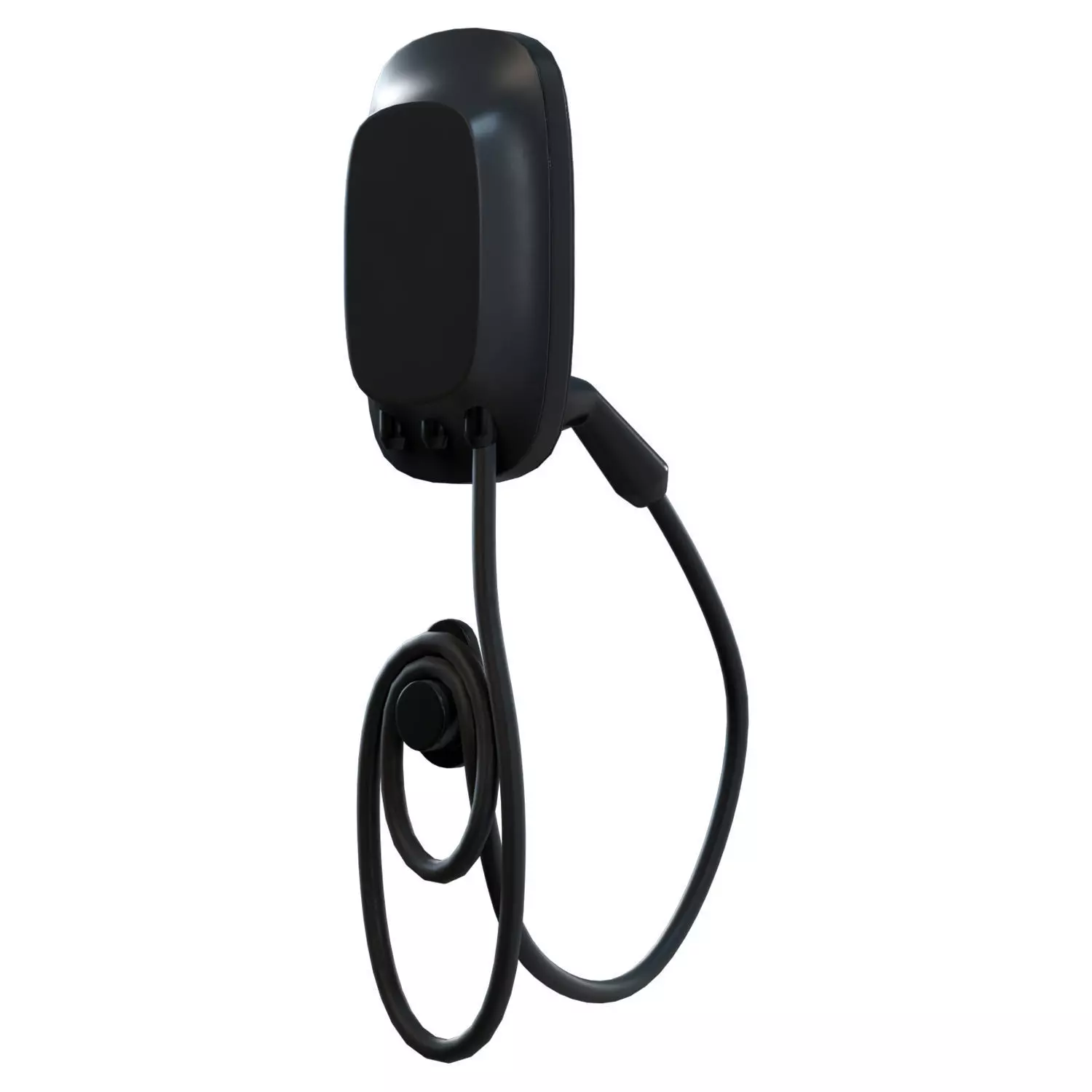 Saro Charging Home Wallbox Low-poly 3D model_4