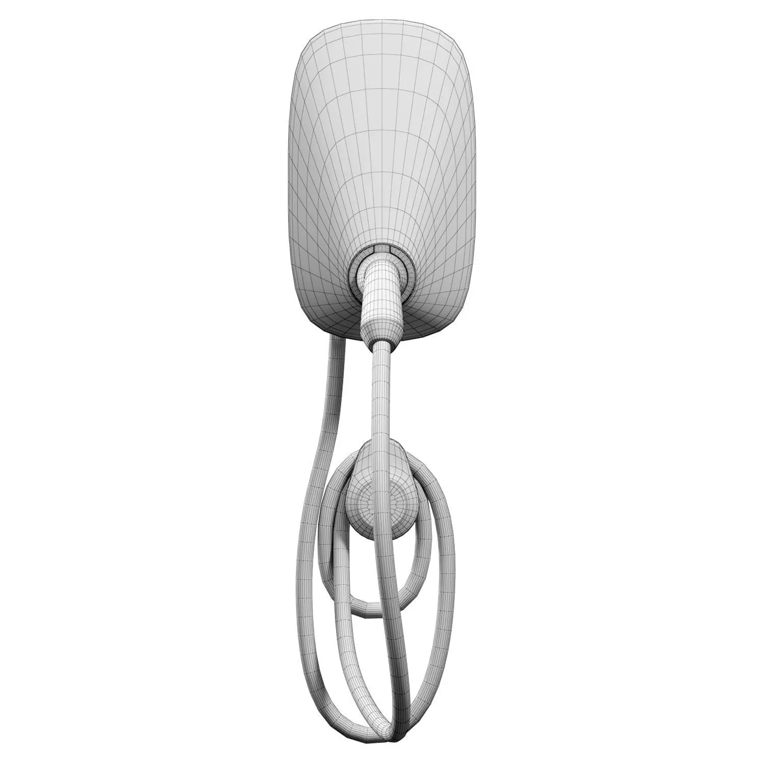 Saro Charging Home Wallbox Low-poly 3D model_7