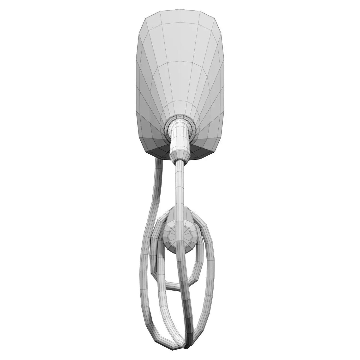 Saro Charging Home Wallbox Low-poly 3D model_6