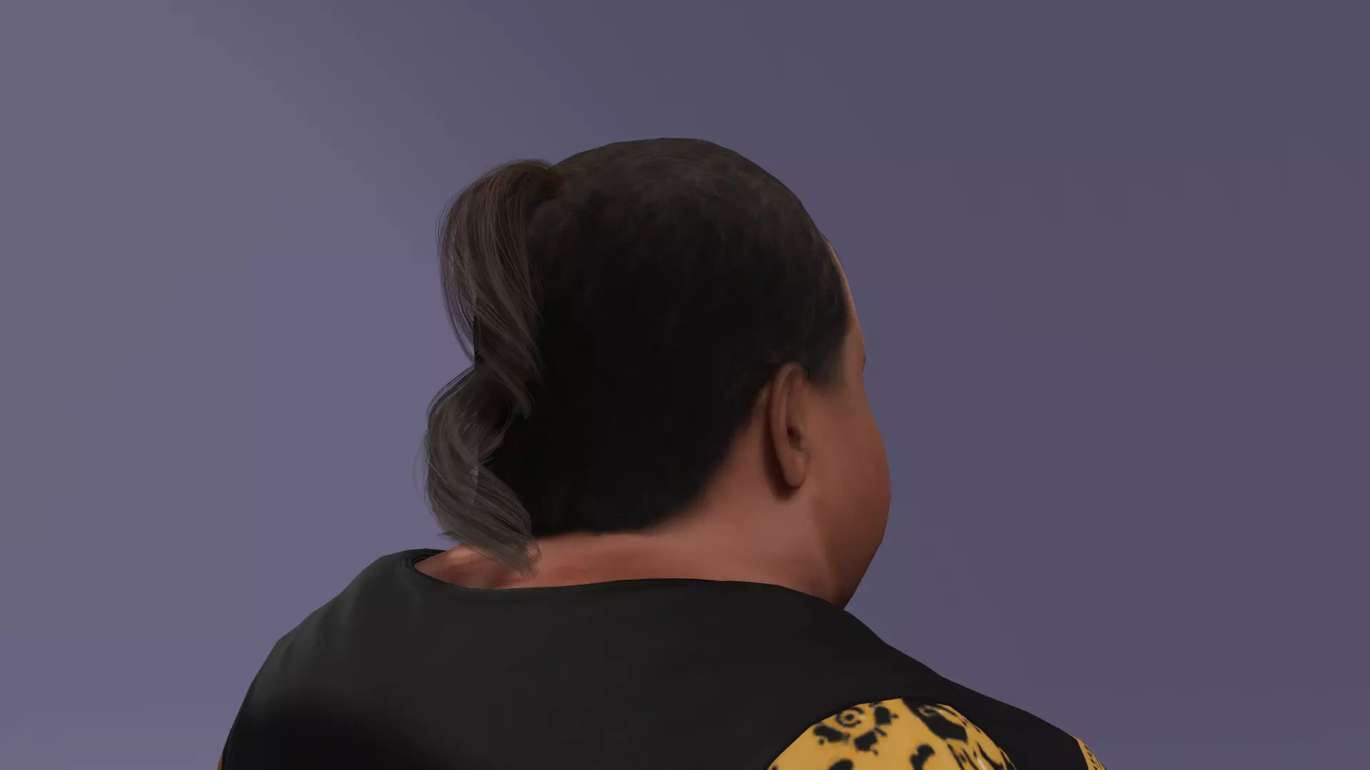 Realistic Chinese livestreamer Liangzi fat boy meta human 3D model_7