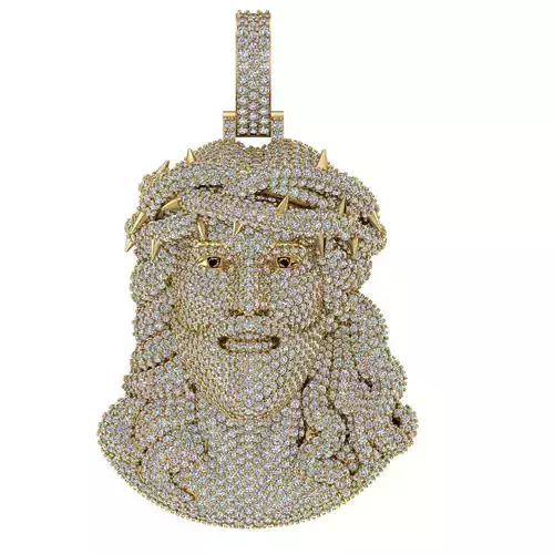 Jesus pendant 3D print model