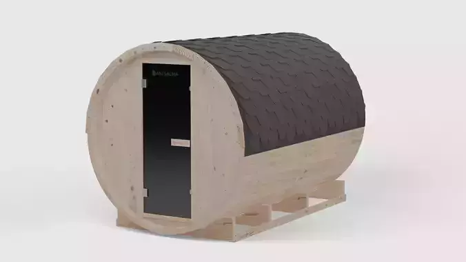 Barrel Sauna 3d Model 3D model Barrel Sauna 3d Model 3D model