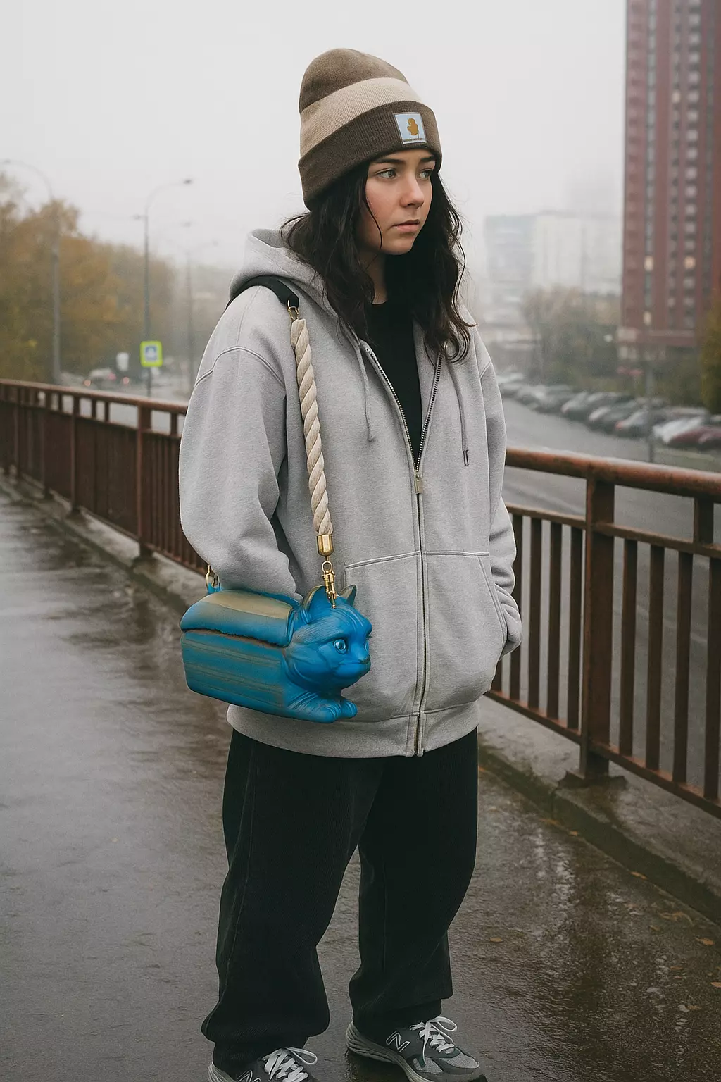 Cat Loaf Clutch 3D print model_1