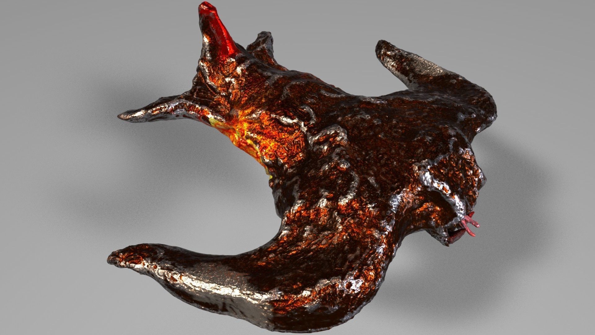 Sea Monster Dinosaur Reptile 3D model_1