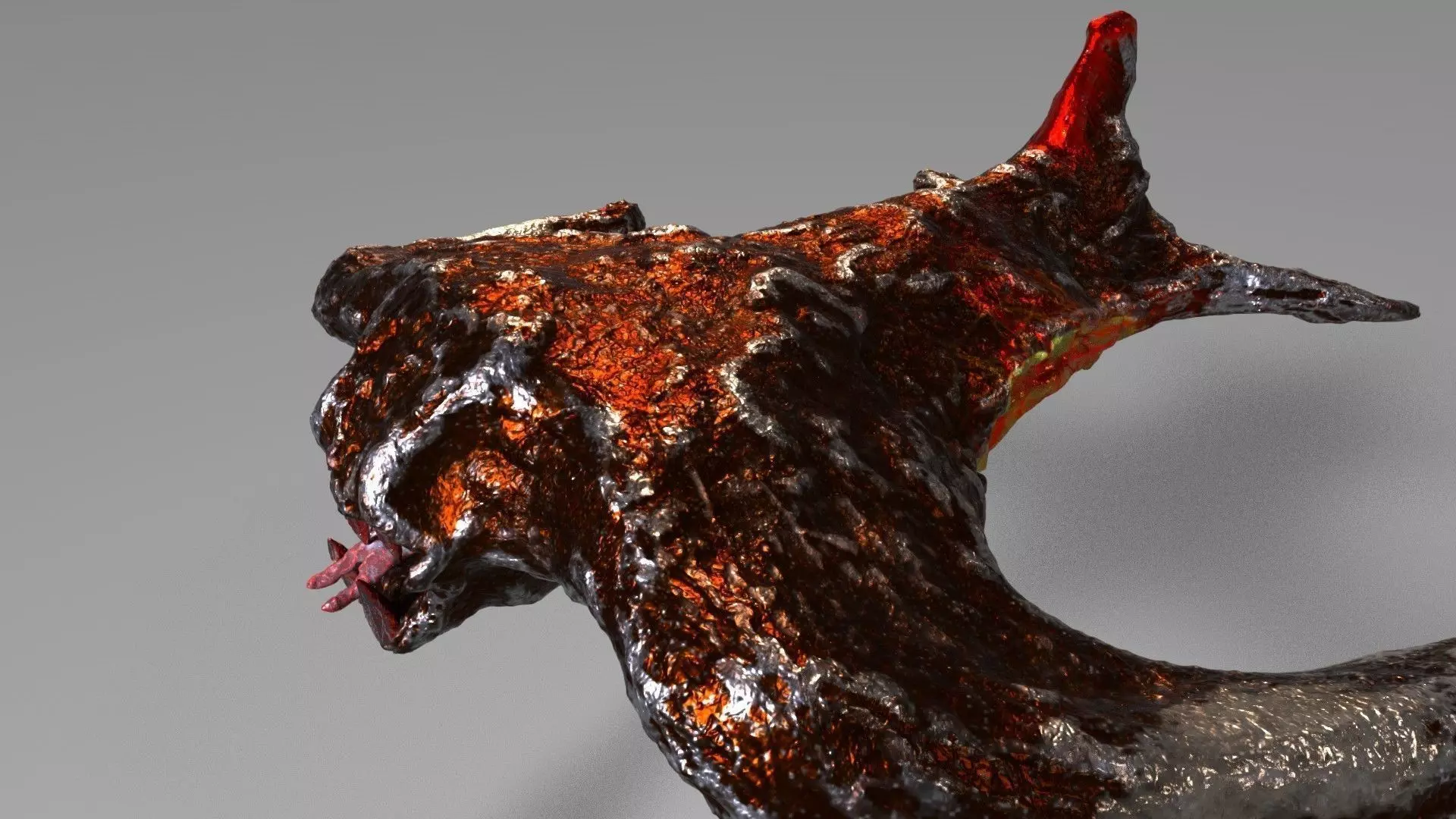Sea Monster Dinosaur Reptile 3D model_0