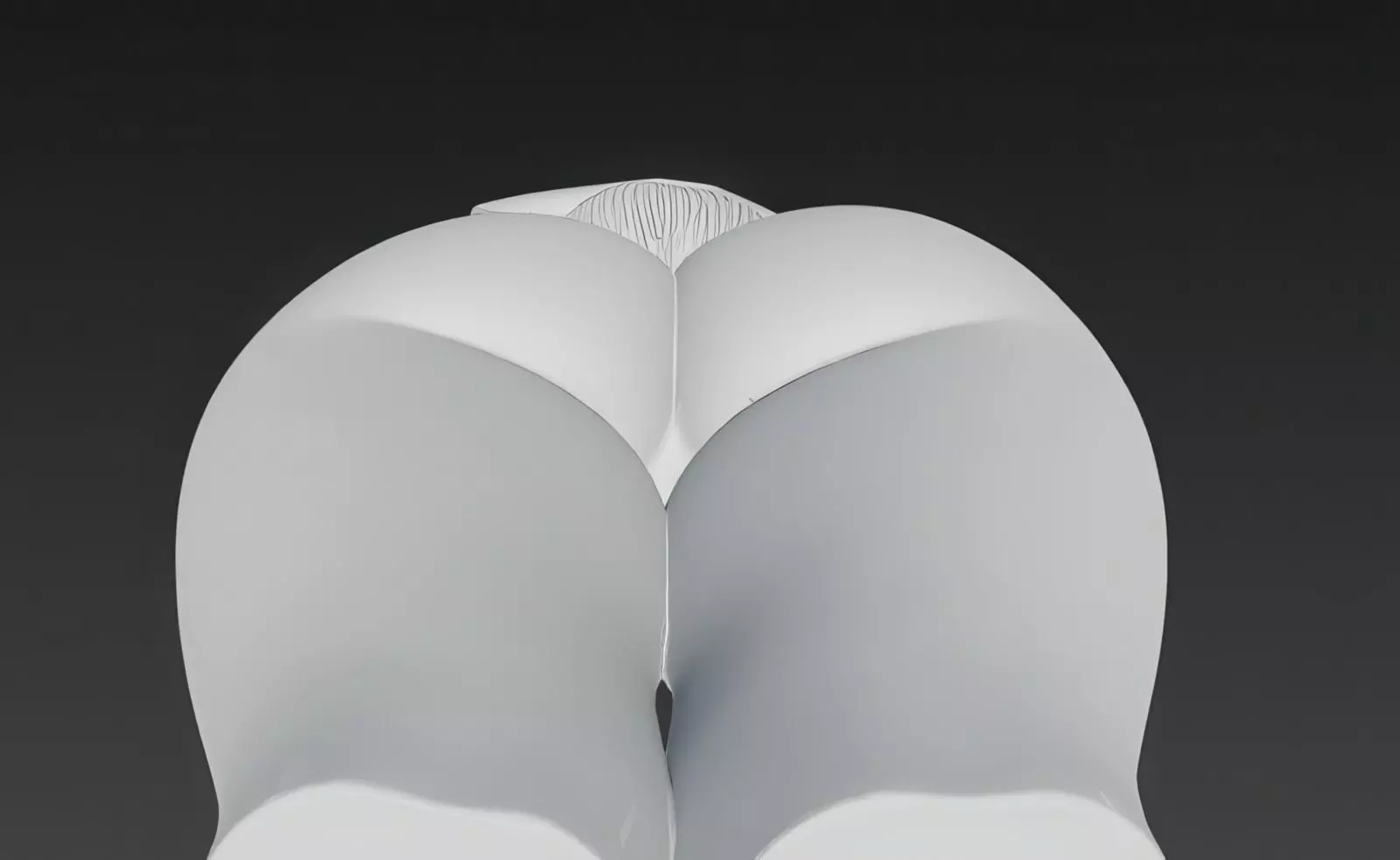 Videl Dragon Ball 3D Model in Detailed Lingerie Design 3D print model_28