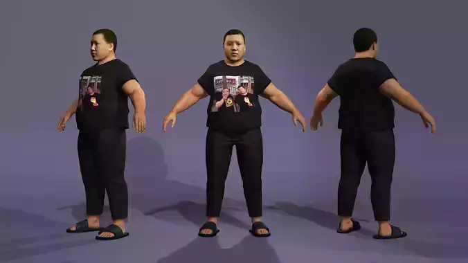 Chinese Influencer knife brother Dao Ge UE Skeletal Rig