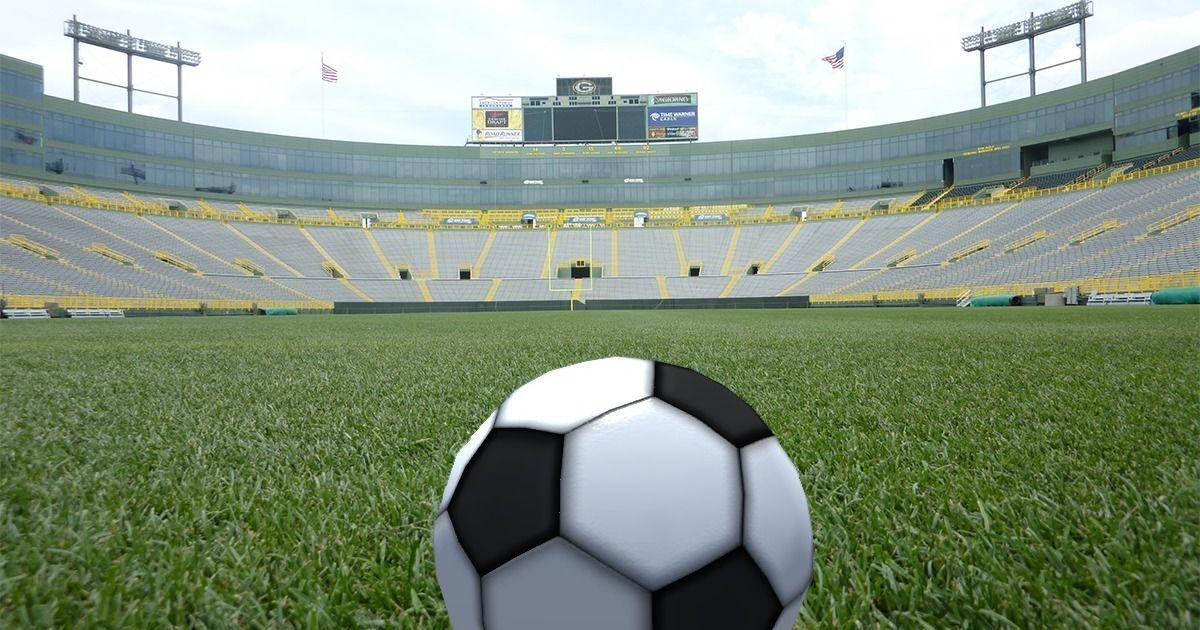 Soccer Ball Low Poly Low-poly 3D model_0