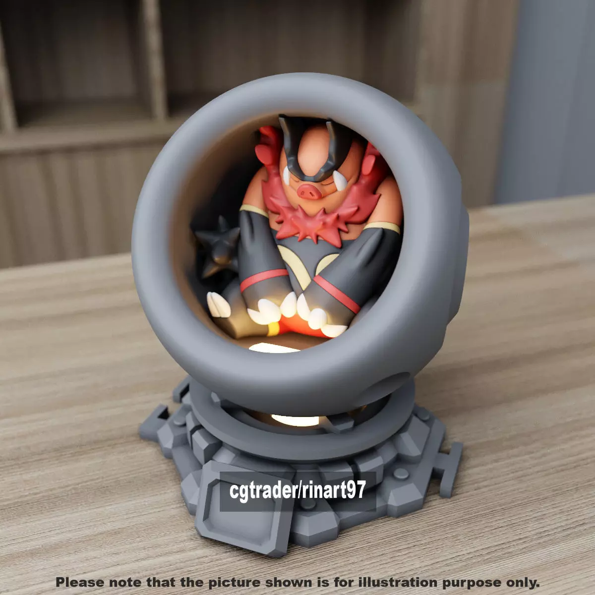 Emboar in healing machine pods 3D print model_4