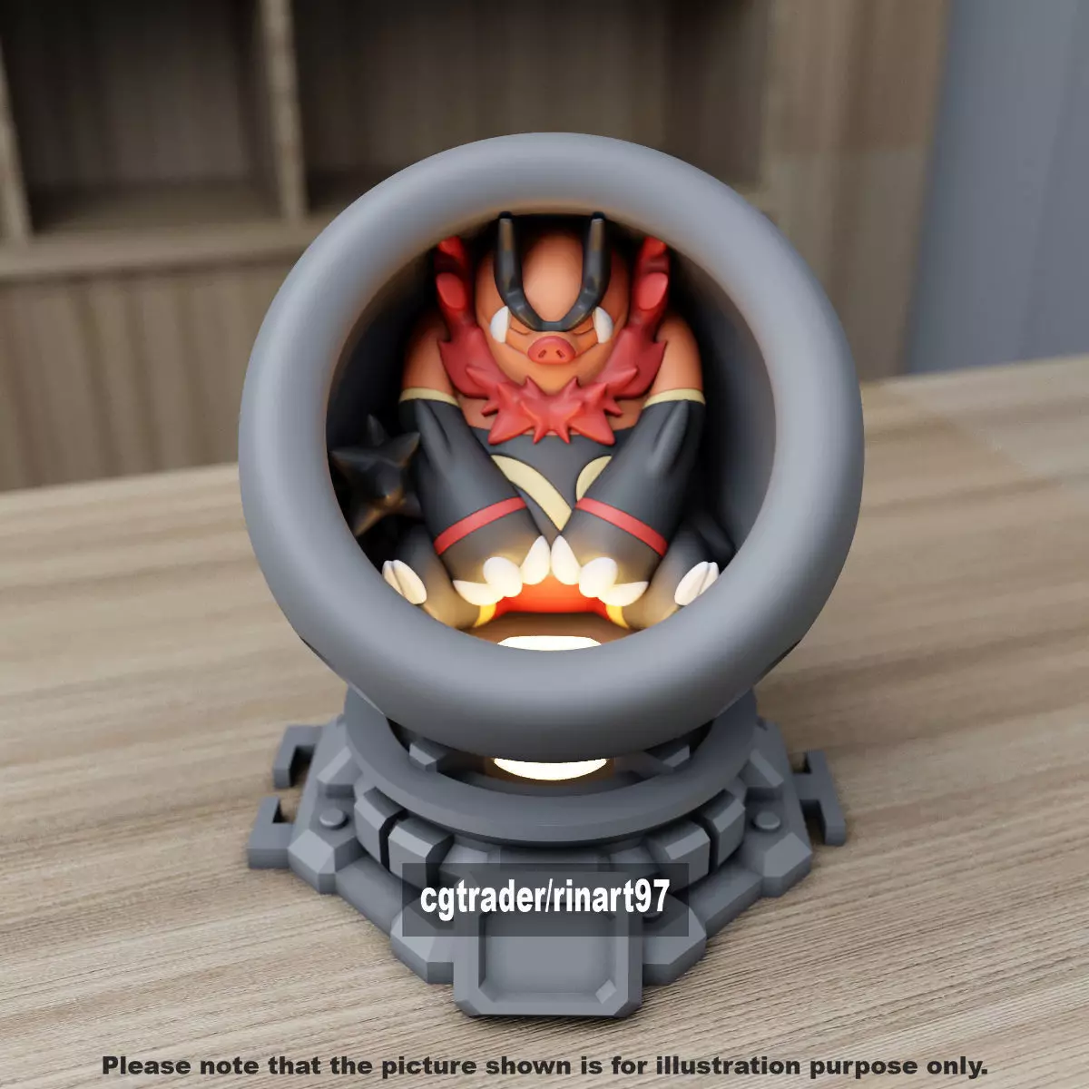 Emboar in healing machine pods 3D print model_2