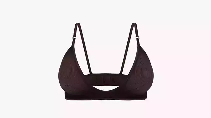 Daily Plunge Bra Low-poly 3D model