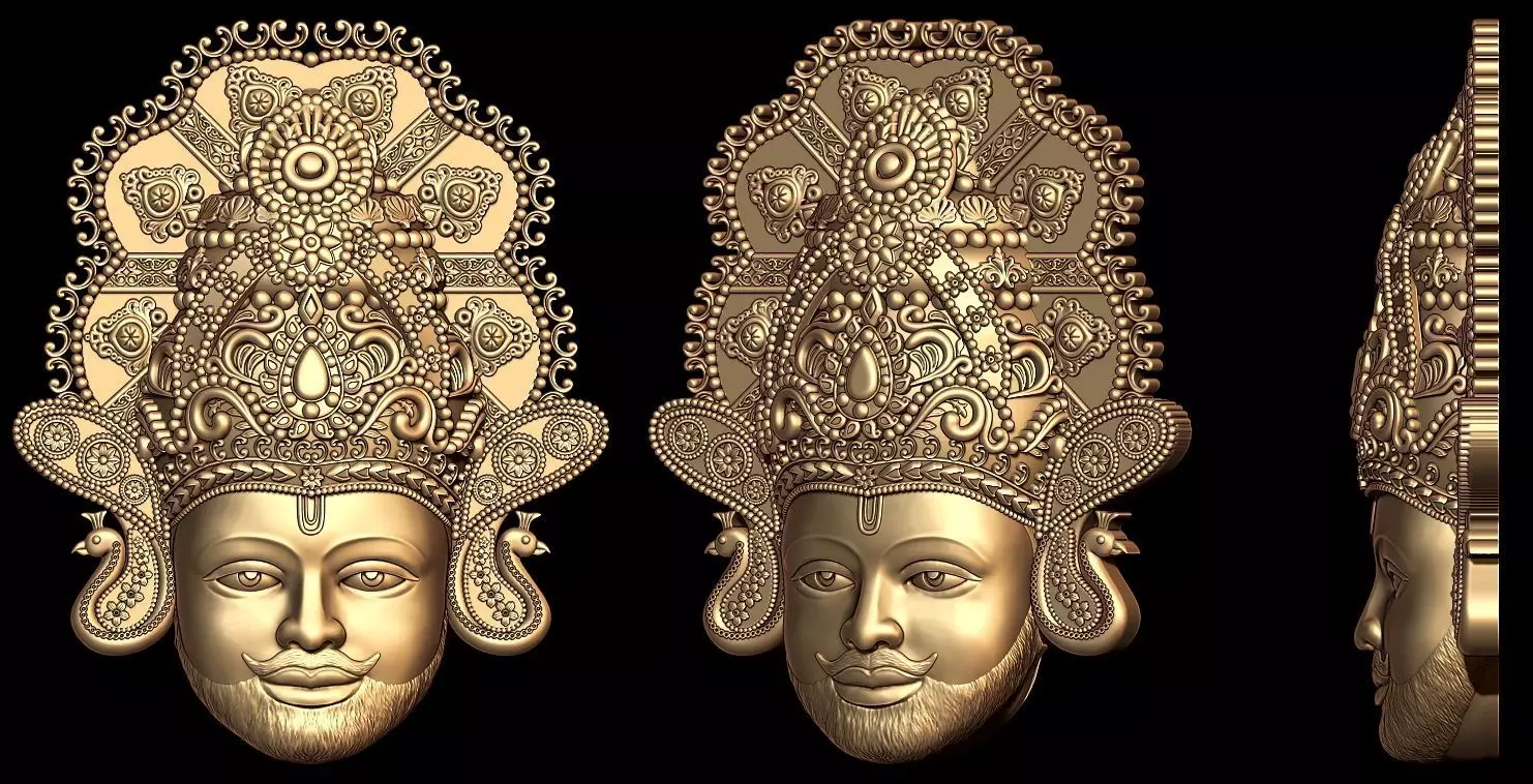 KHATU SHYAM 3D print model_0