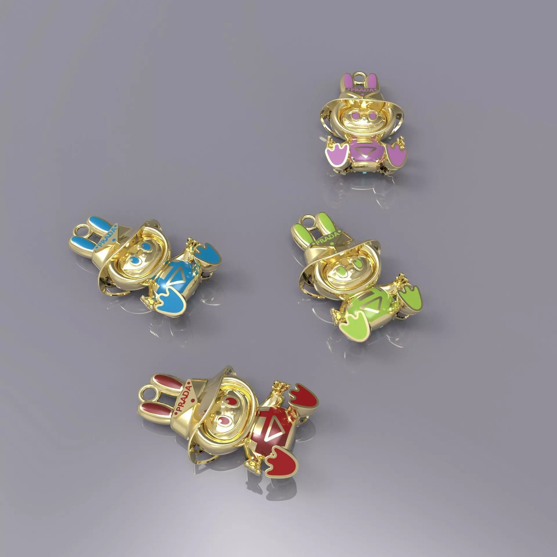 LABUBU-PRA pendant 3D print model_6