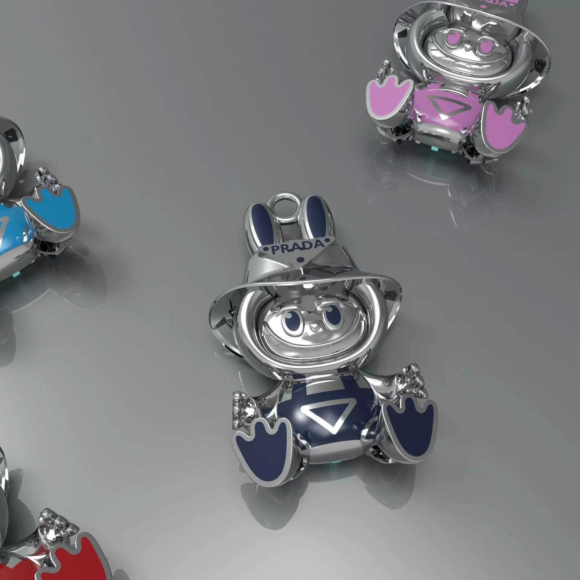 LABUBU-PRA pendant 3D print model_0