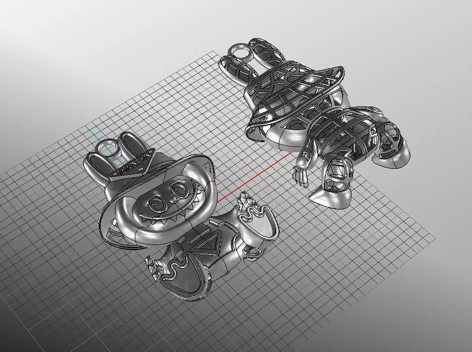 LABUBU-PRA pendant 3D print model_7