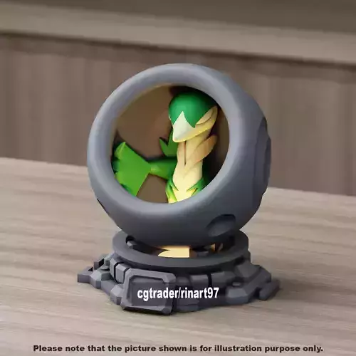 Servine in healing machine pods 3D print model Servine in healing machine pods 3D print model