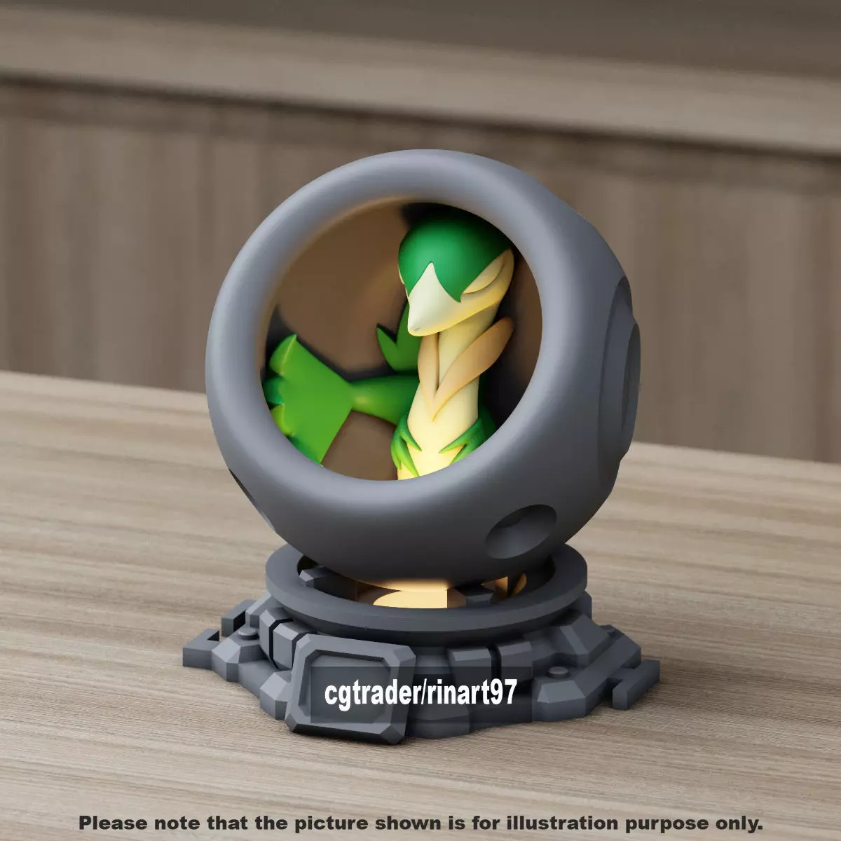 Servine in healing machine pods 3D print model_13