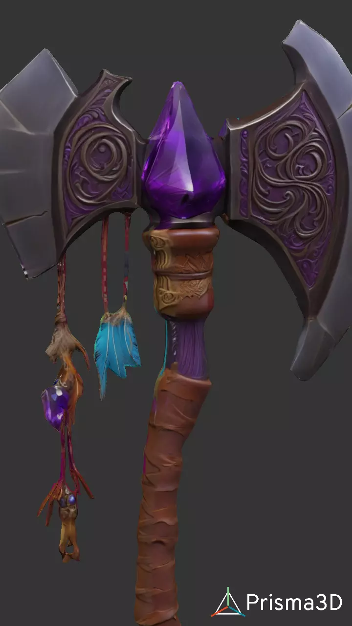 Axe new collection  3D model_1