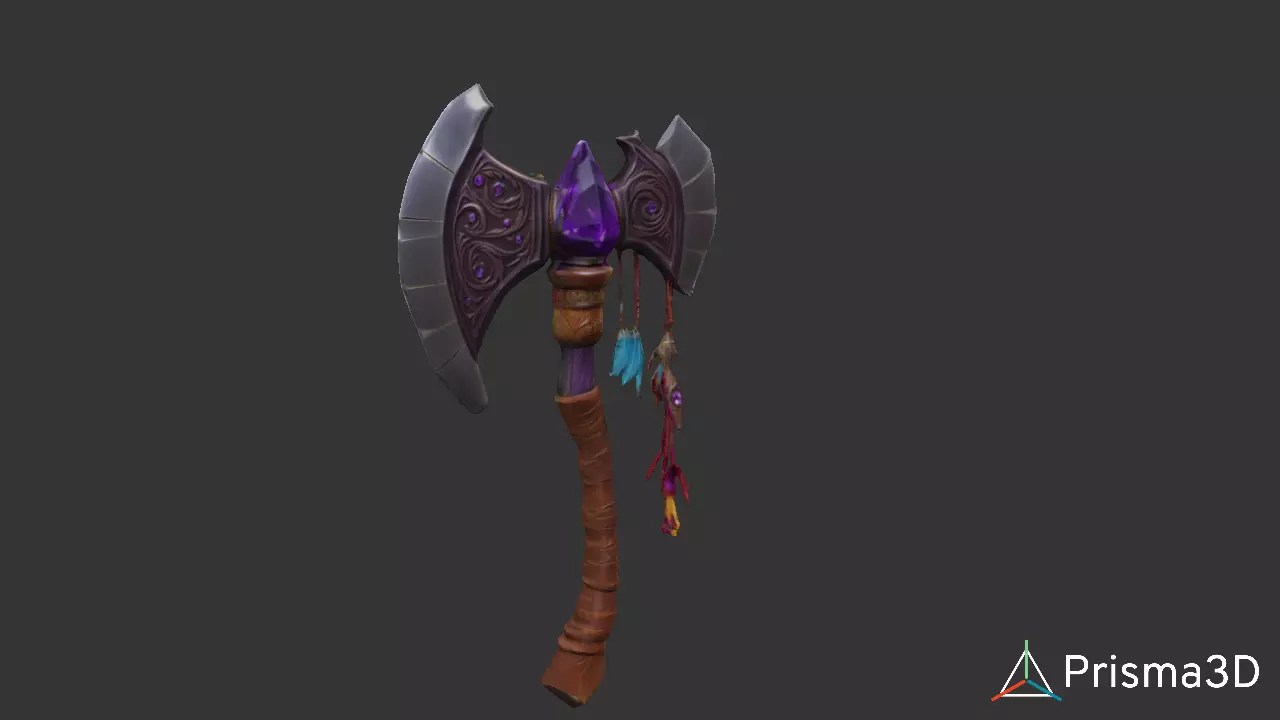 Axe new collection  3D model_3