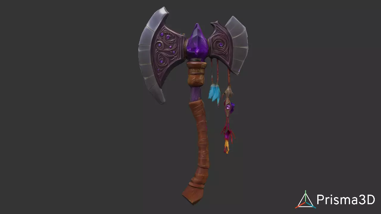 Axe new collection  3D model_4