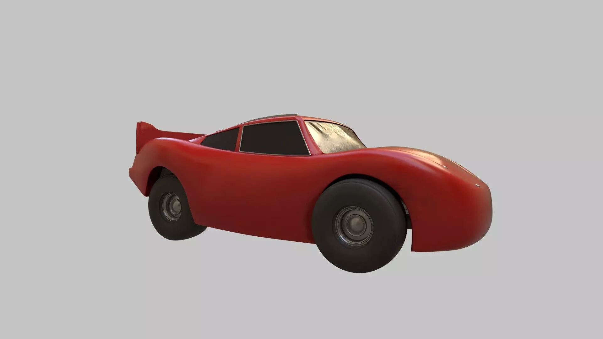 cartoon car 3D model_3