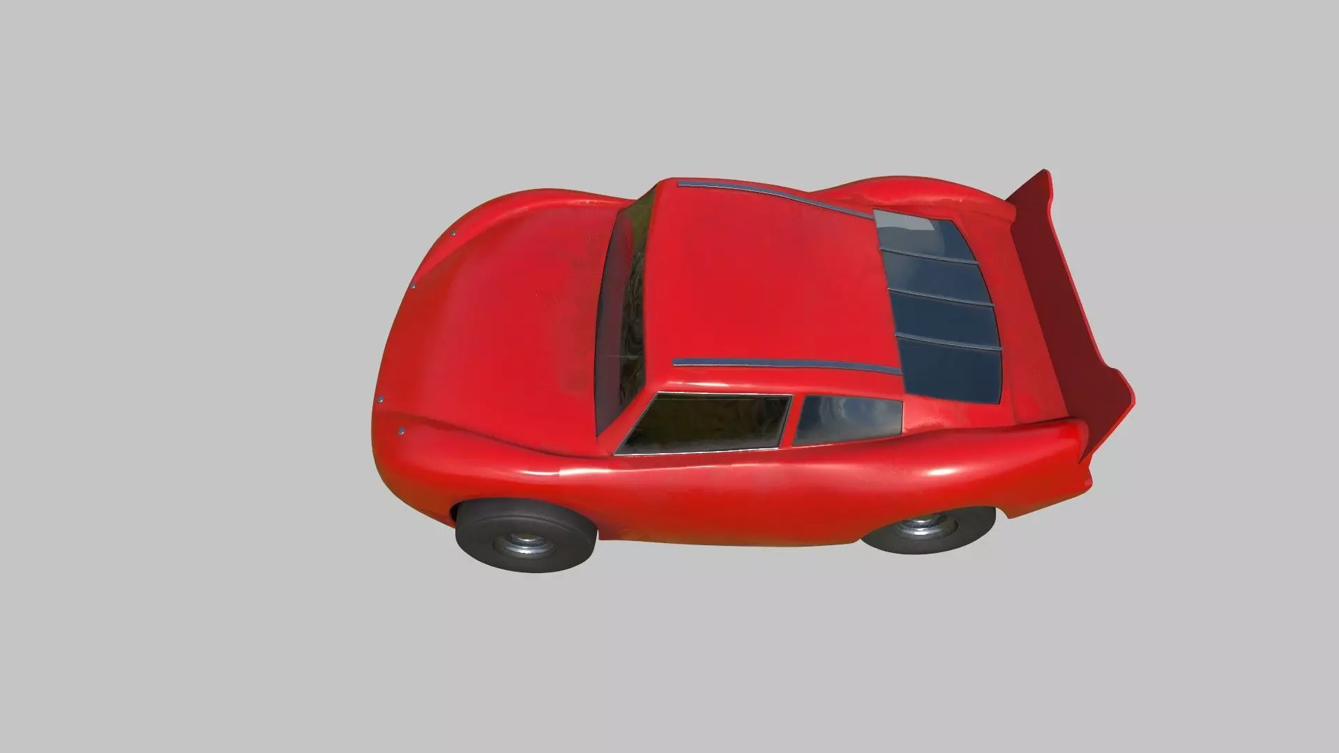 cartoon car 3D model_4