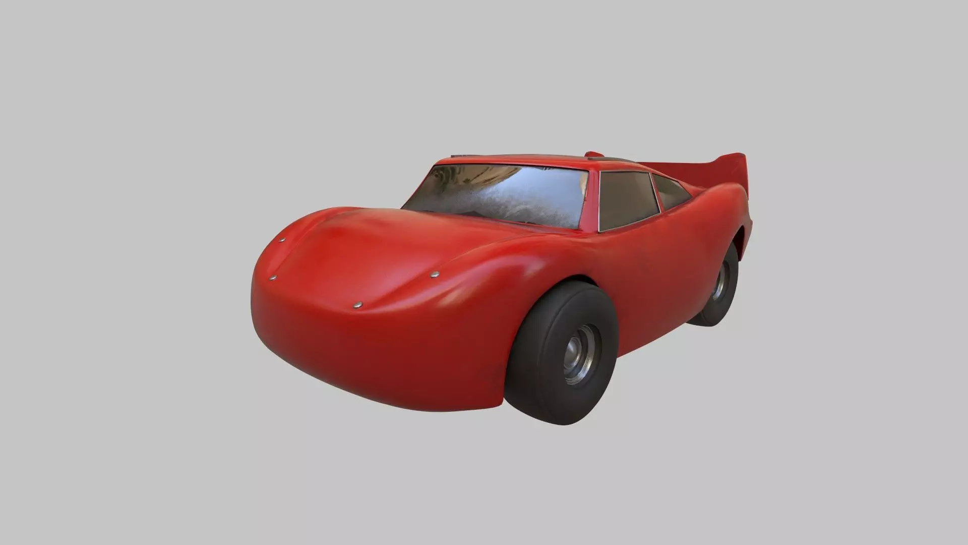 cartoon car 3D model_0