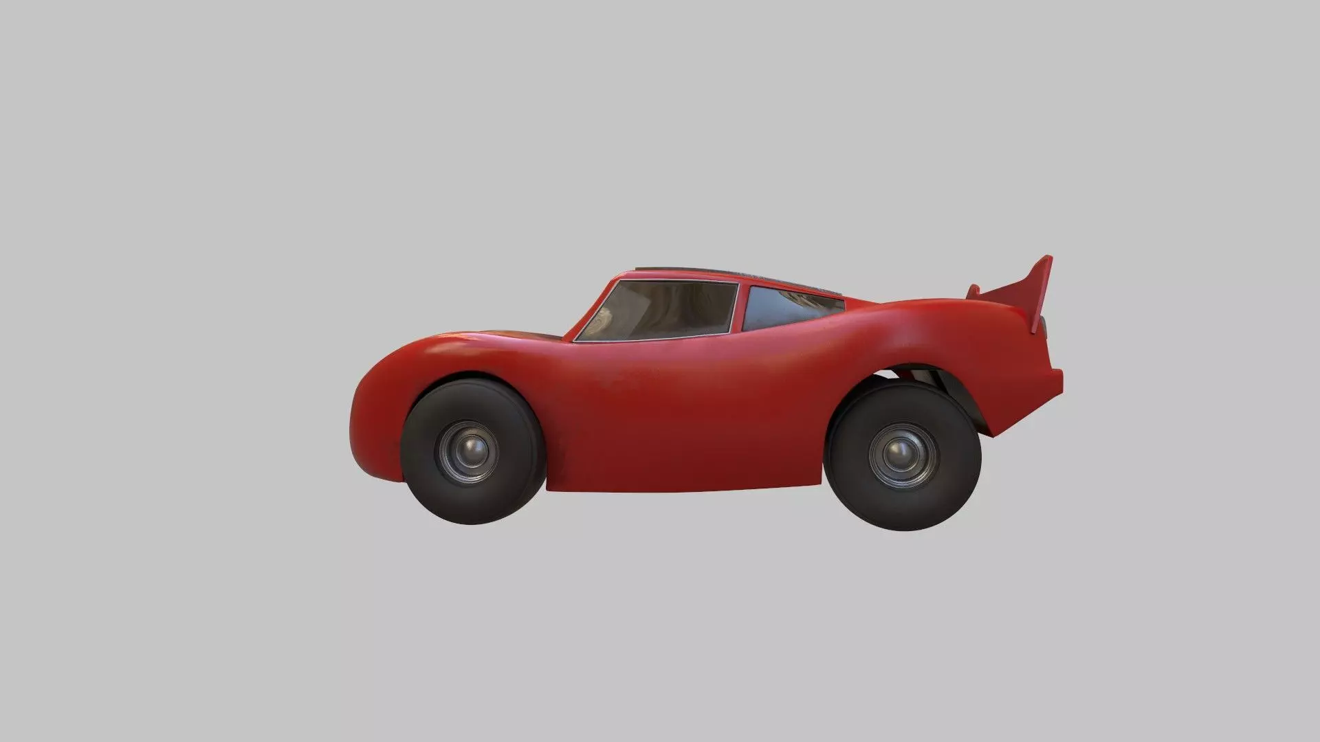 cartoon car 3D model_1