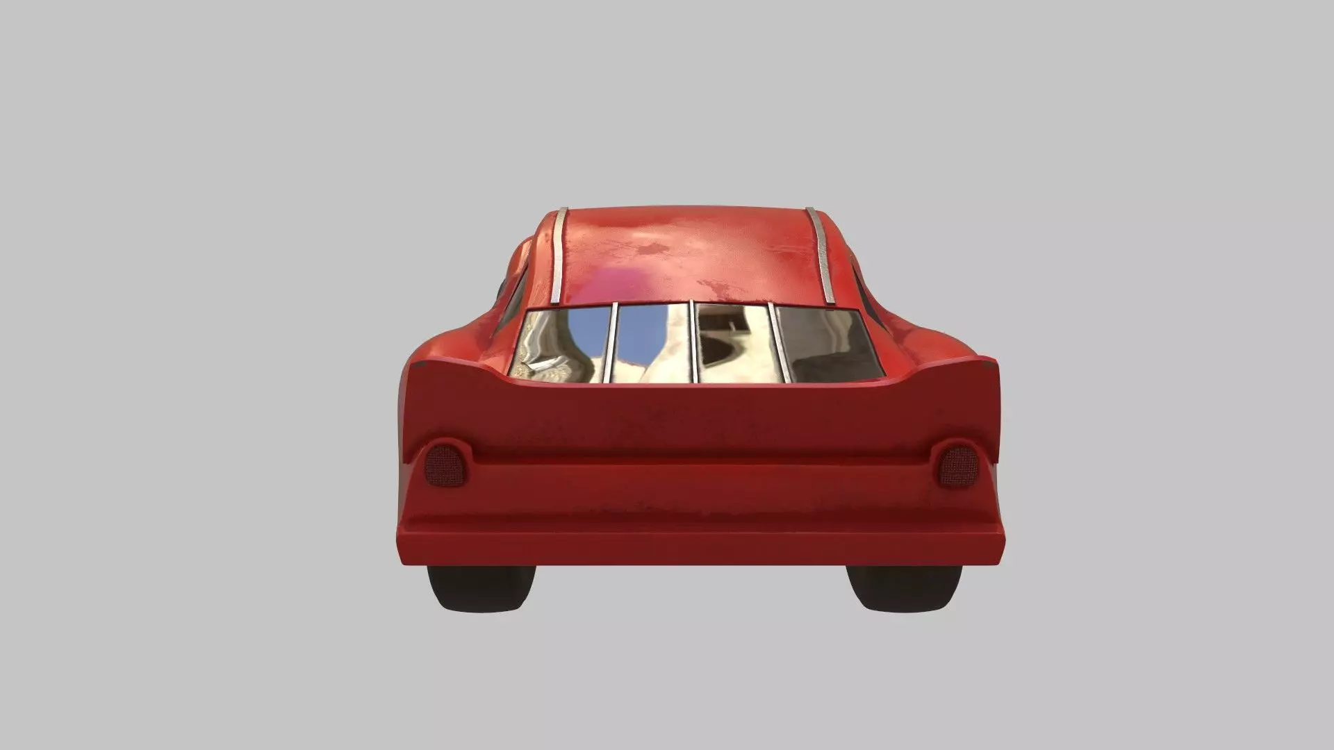 cartoon car 3D model_2