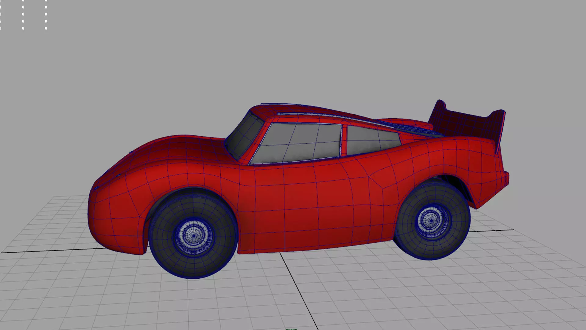cartoon car 3D model_6