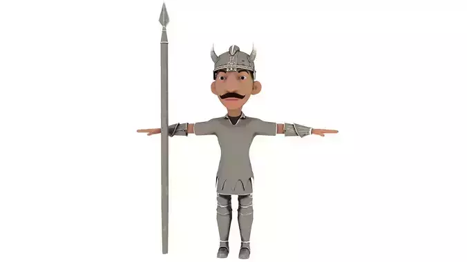 cartoon armor soldier 