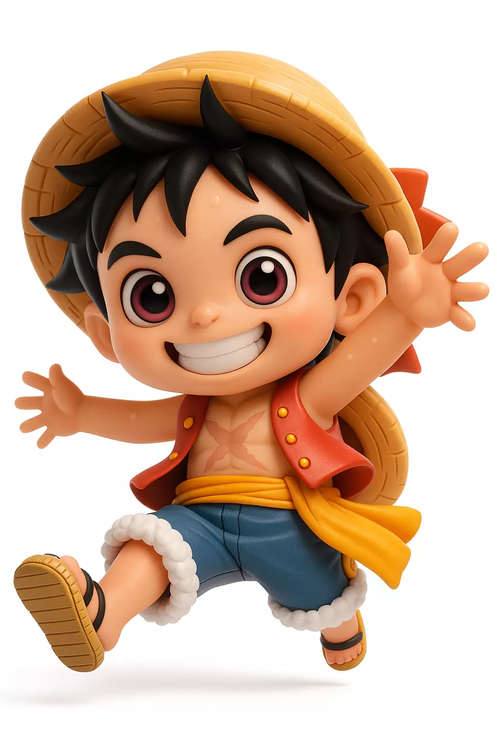 Luffy from One Piece 3D print model_0
