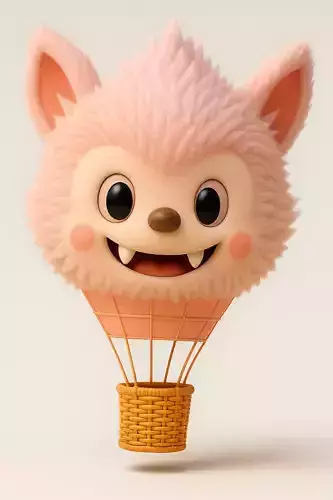 Labubu Hot Air Balloon