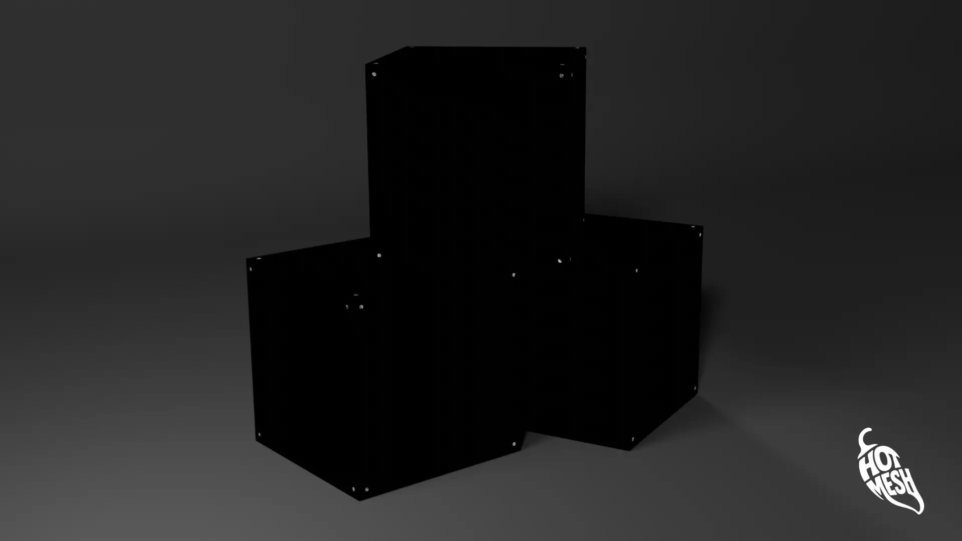  LOW POLY MEDIEVAL CRATE Low-poly 3D model_7