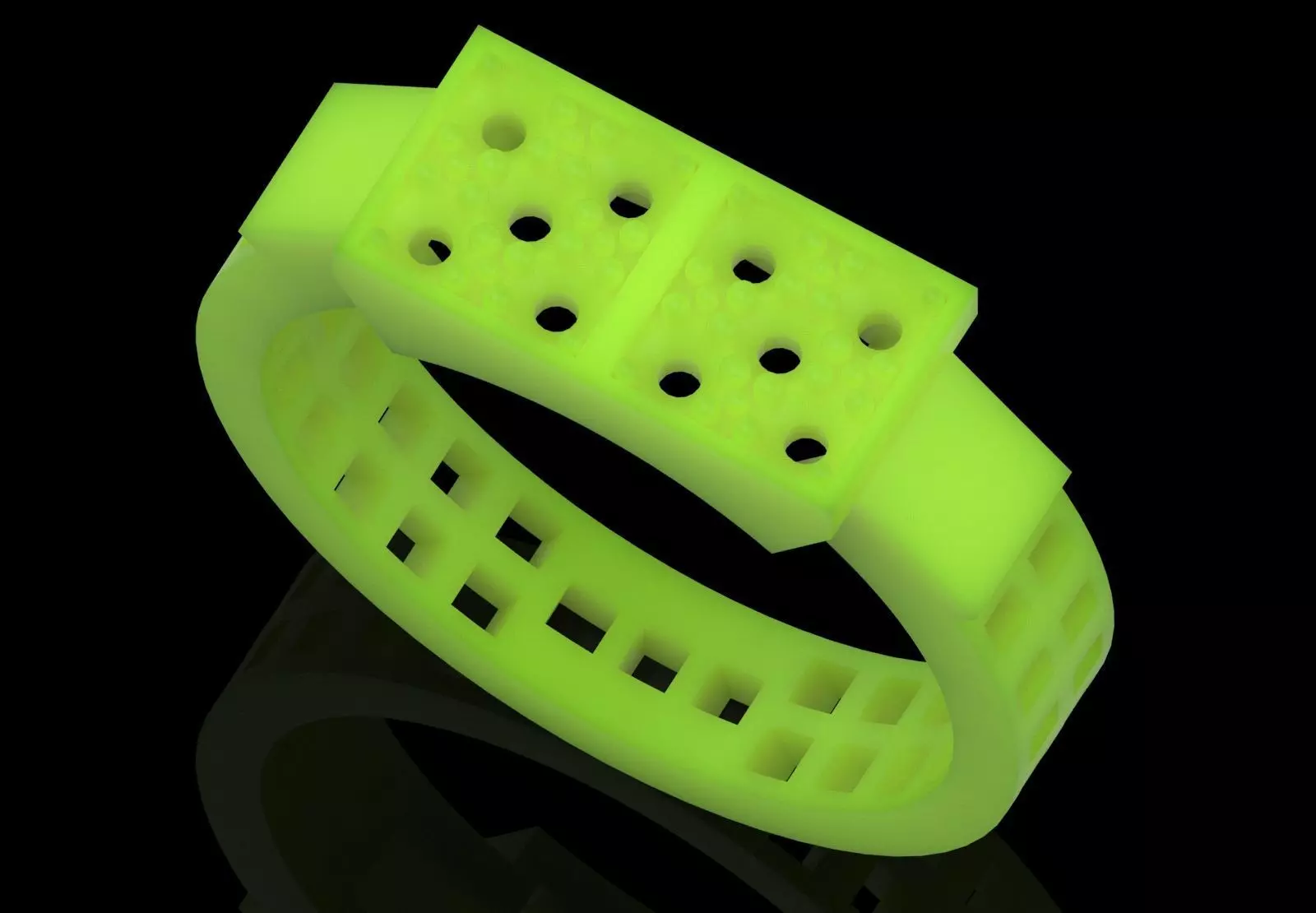 Men White Gold Sapphire and Diamond Ring Model mr0261 3D print model_29