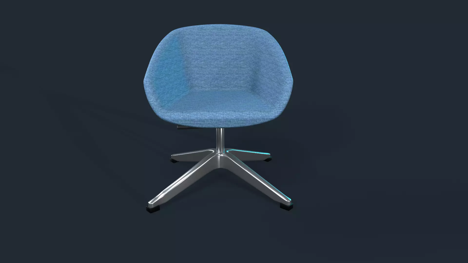 chair  Low-poly 3D model_0