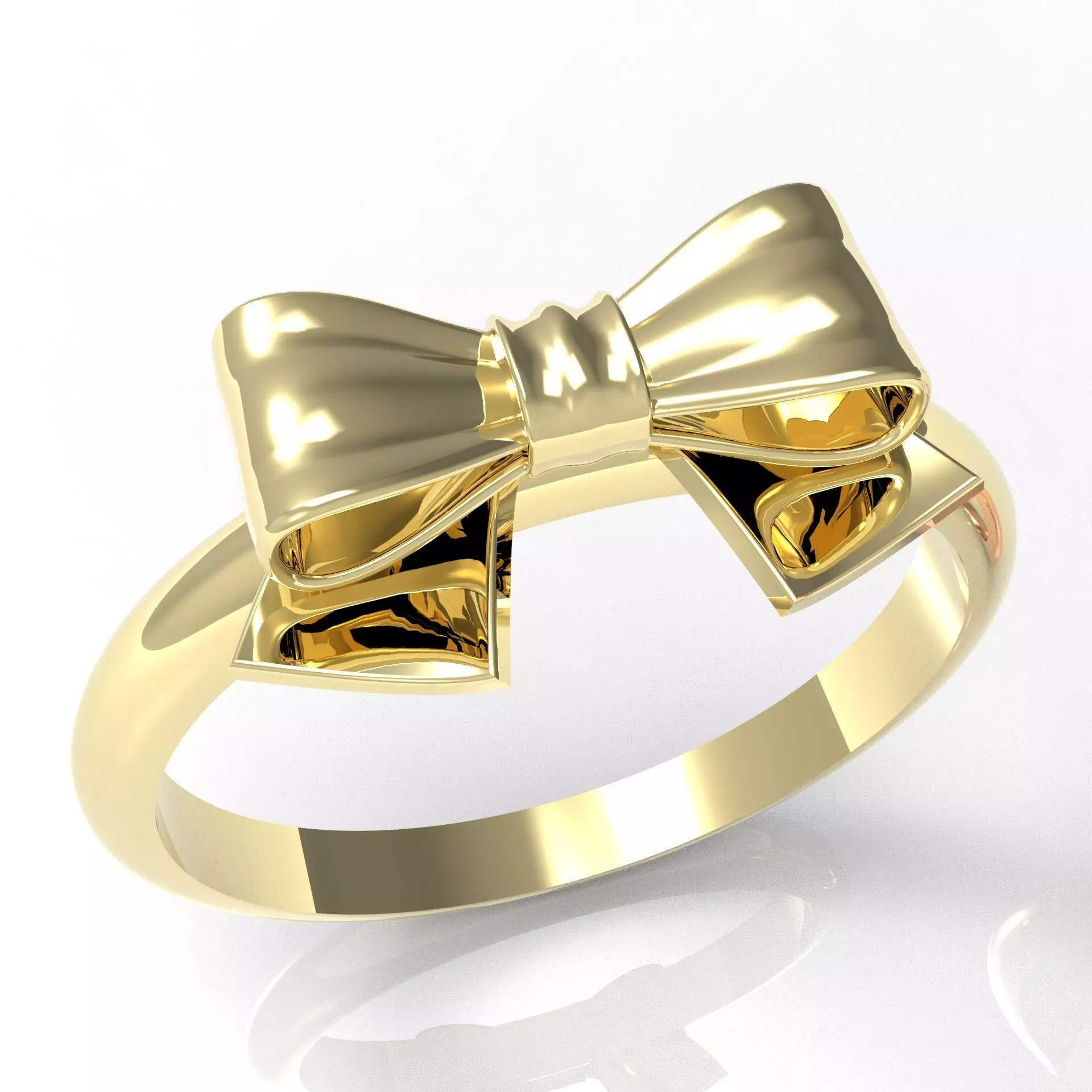bow-tie ring Free 3D print model
