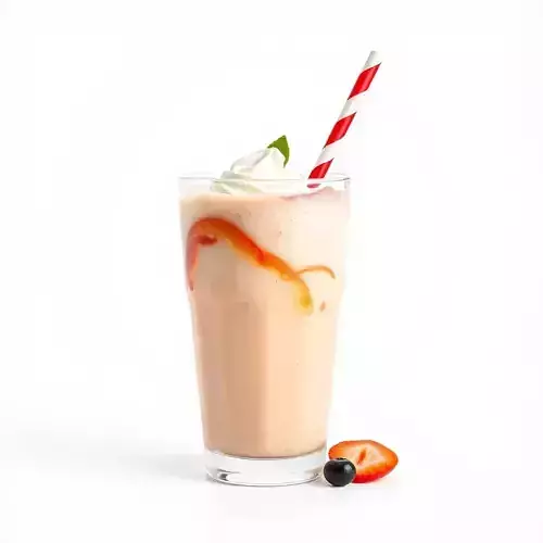 Fruit Smoothie Glass model pack Low-poly 3D model 2