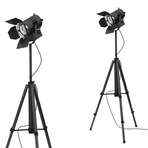 Spotlight on the tripod