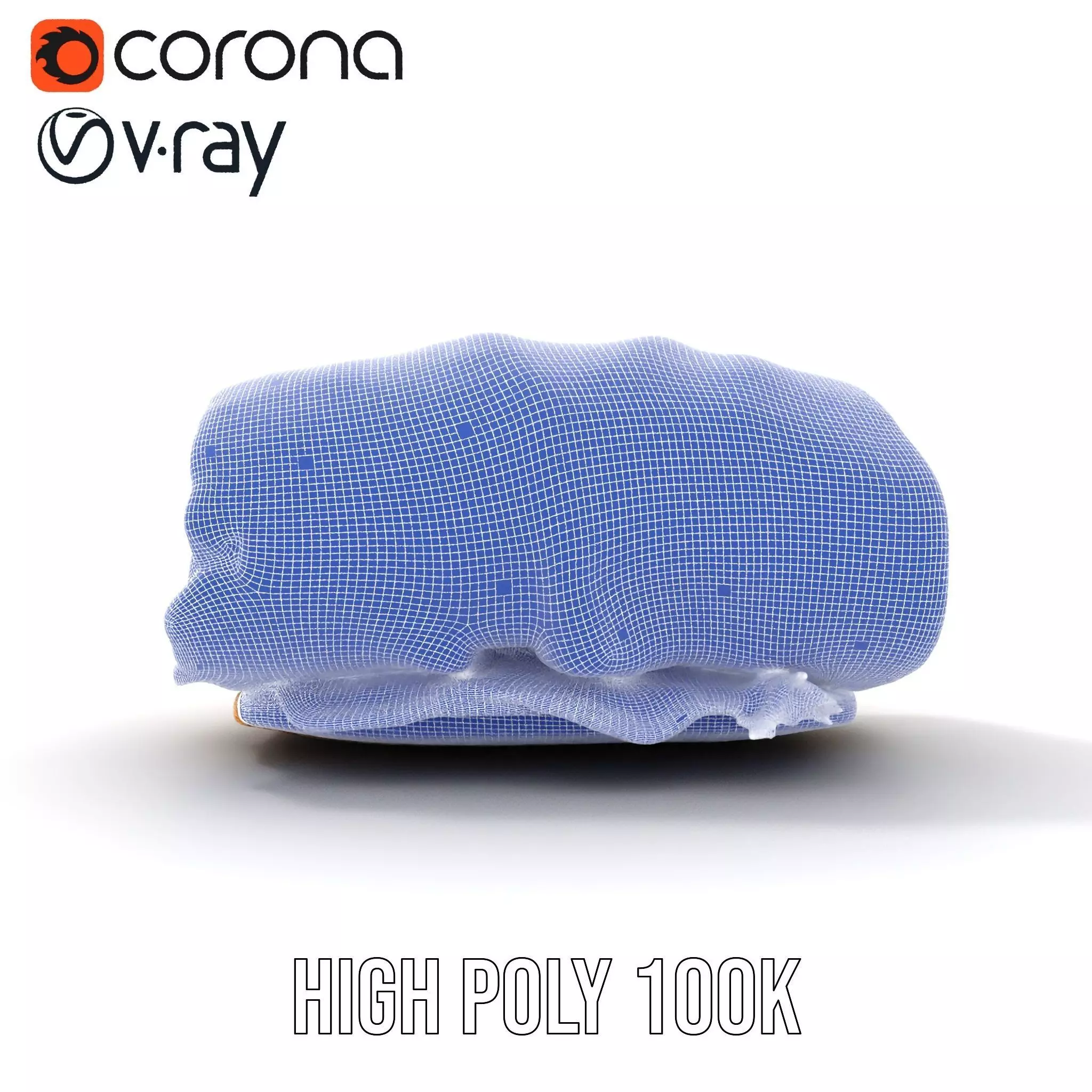 Spicy Chicken Wrap model pack Low-poly 3D model_35